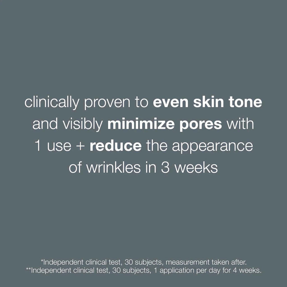 Text on a gray background describing dermalogica liquid peelfoliant benefits