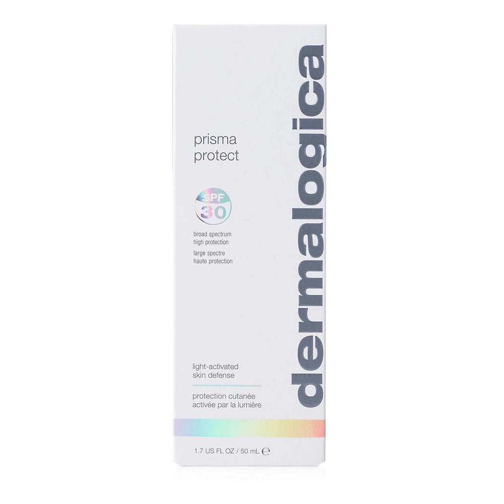 Dermalogica prisma protect packaging on a white background