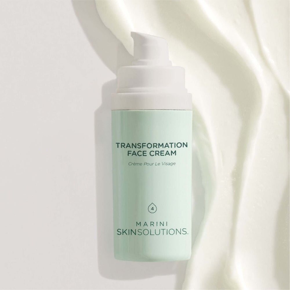 Marini Skinsolutions Transformation Face Cream bottle on a light background